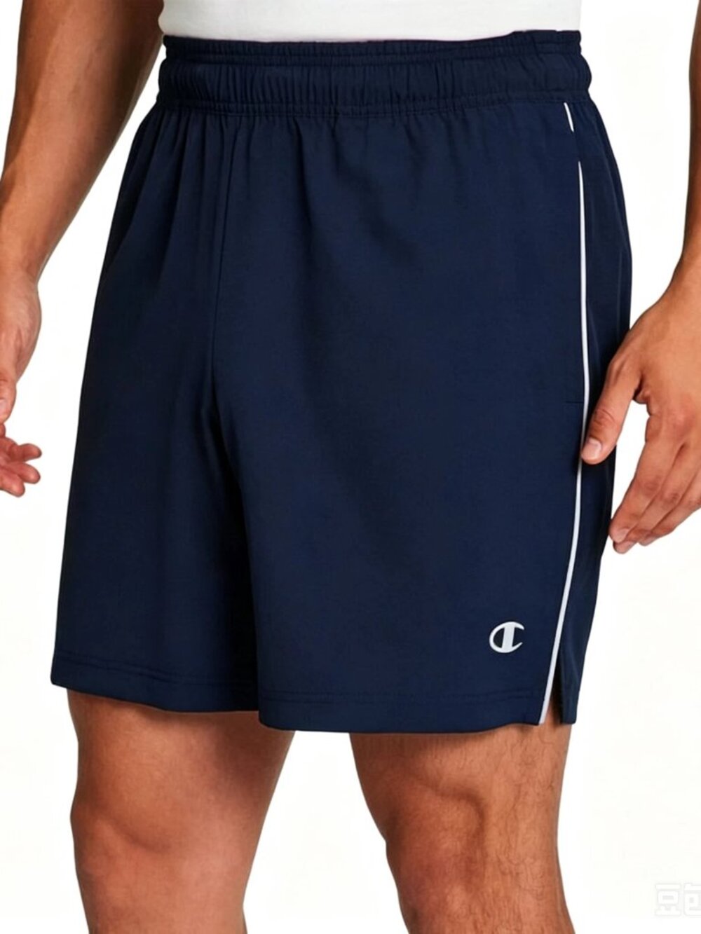 NWT Champion NavyWoven Athletic Shorts XXL Performance Gym Active Men's